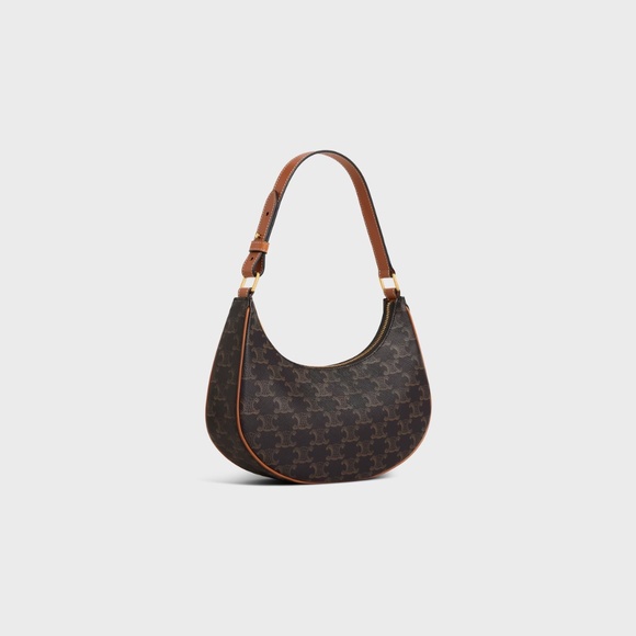 CELINE Ava Bag in Triomphe Canvas and Calfskin - Picture 2 of 12